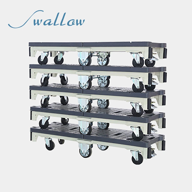 Folding Utility Cart U-Boat Trolley Narrow Platform Truck Dolly - Swallow