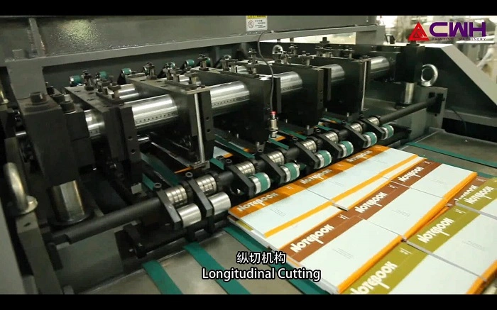 Automatic Notebook Making Machine (Automatic Gluing&Positioning)