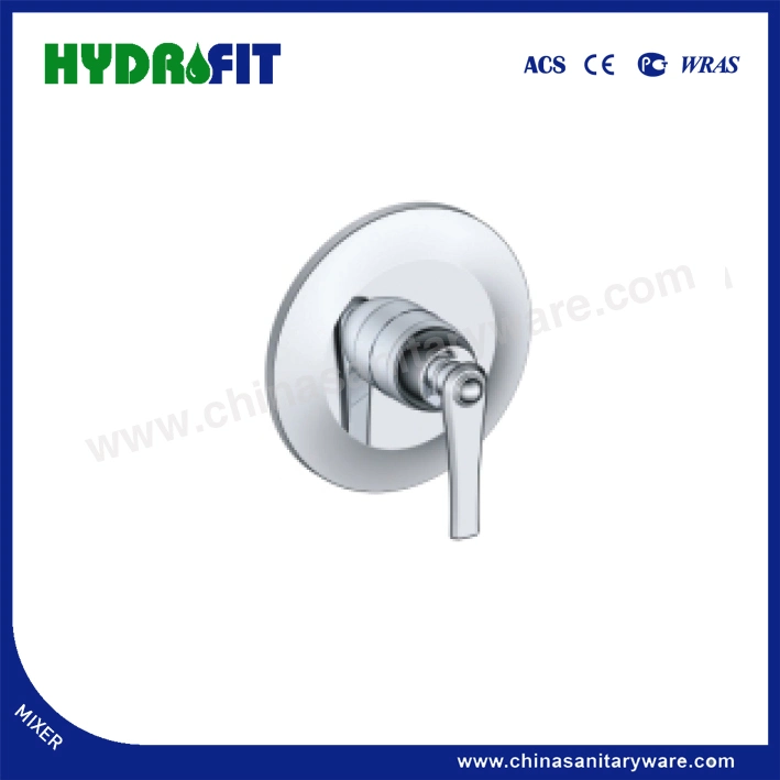 Brass Shower Set Bathroom Faucet Pressure Balance Valve 2 Way Diverter Push Button Mixer for American Market Chrome Plated Shower Panel (AFT4501-A)