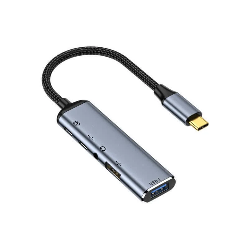 Melhorar a experiência multimédia do MacBook com o Type-C USB Hub PD Recarregável