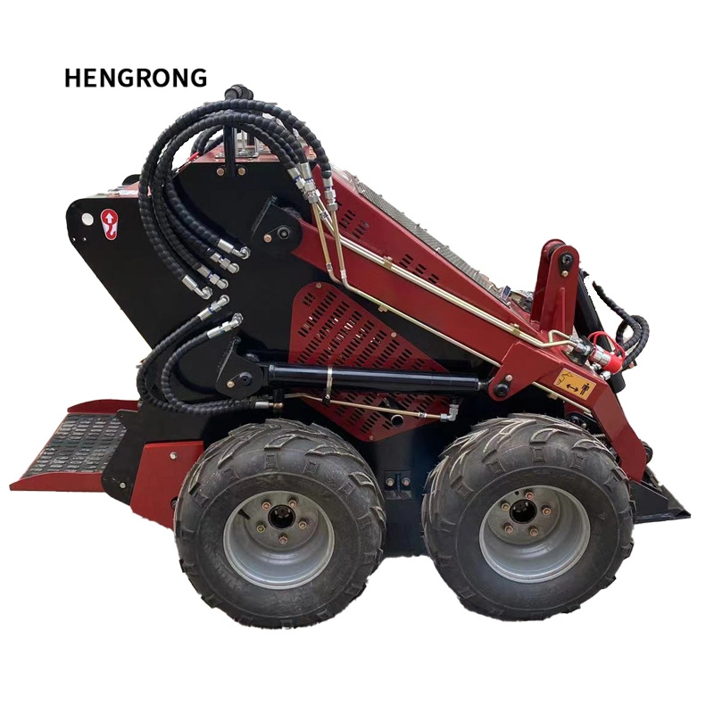 Diesel / Benzin-Motor Chinesische Baumaschinen Mini-Skid Steer Loader für 21HP