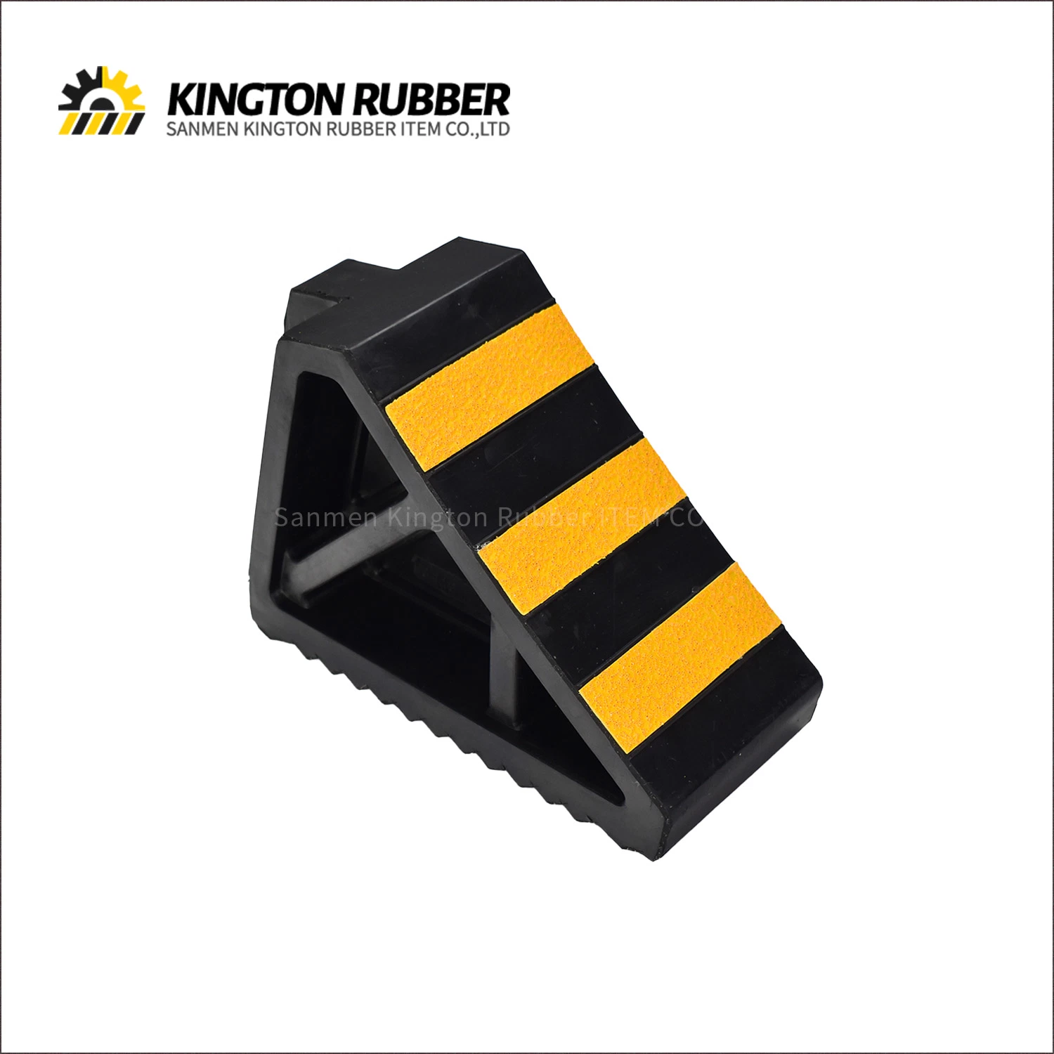 Durable Rubber Wheel Chock Stopper Truck Stopper Chock Block 270*120*180mm