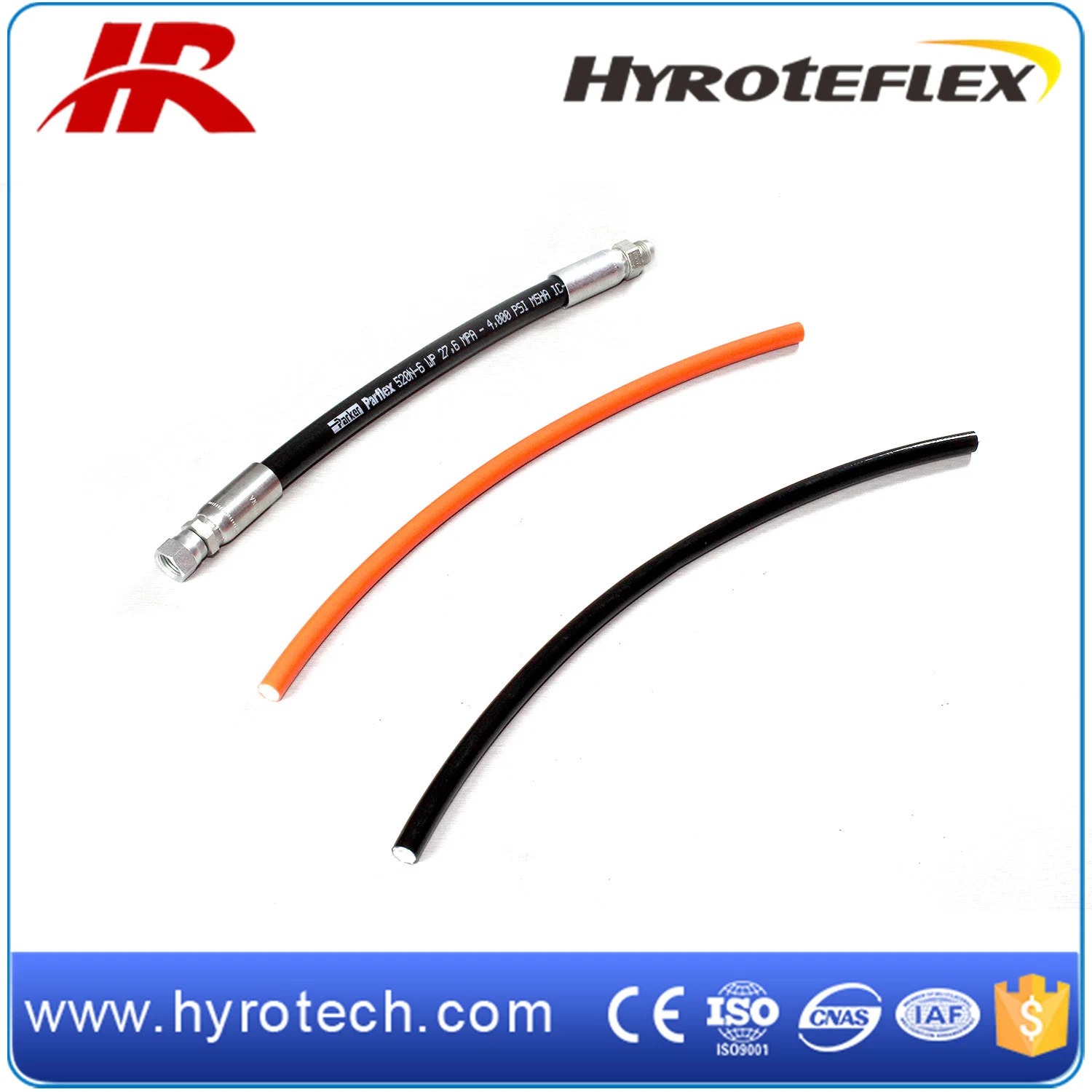 High quality/High cost performance Orange Color Flexible Thermoplastic Hose SAE 100r7 SAE 100r8