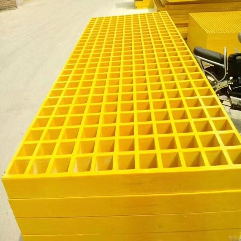 Preservative Anti-Slip Fiberglass FRP Grate FRP Grating Drain Board