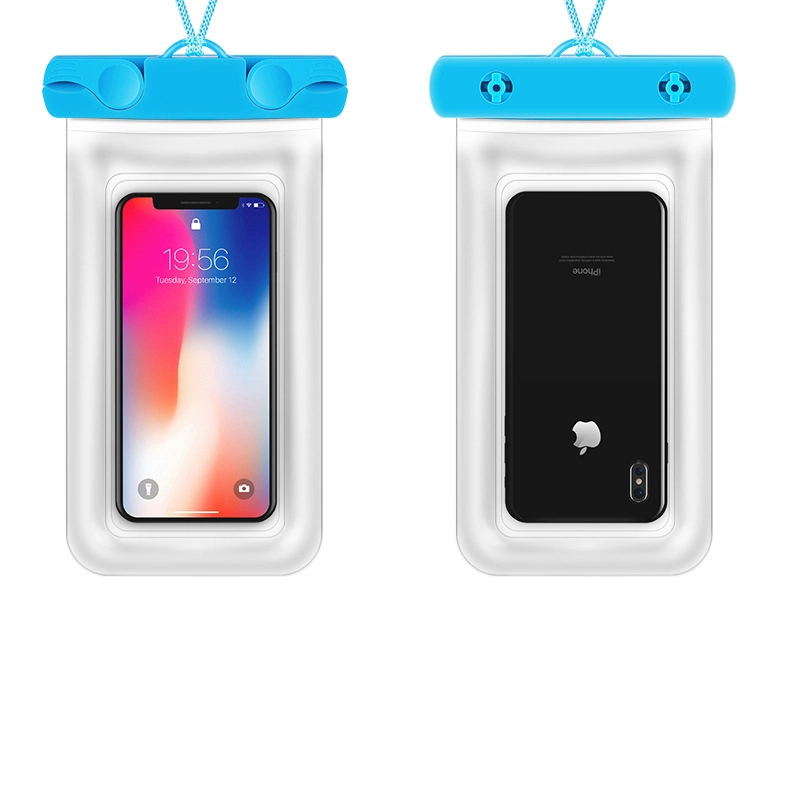 حقيبة هاتف محمول عالمية مقاومة للماء علبة تحت الماء هاتف خلوي بكيس جاف Wyz21025 الحامل