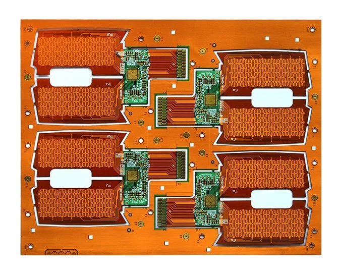 Custom Rigid-Flex PCB Fabriboardscation Double-Sided Gold PCB