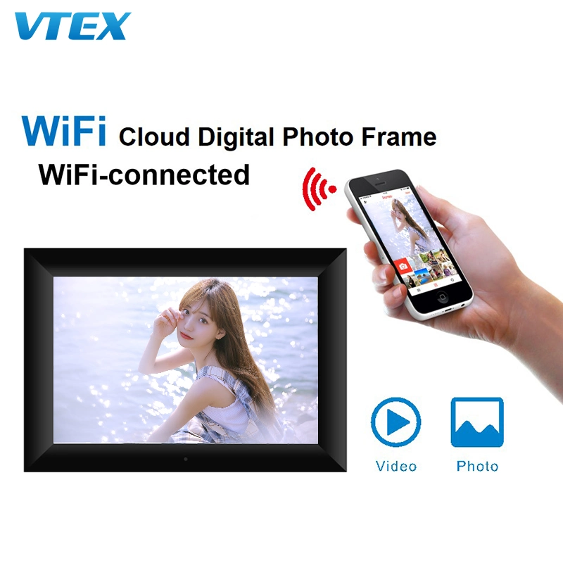 8 Inch Free Framoe Download Cloud Storage Digital Photo Picture Frames Wholesale