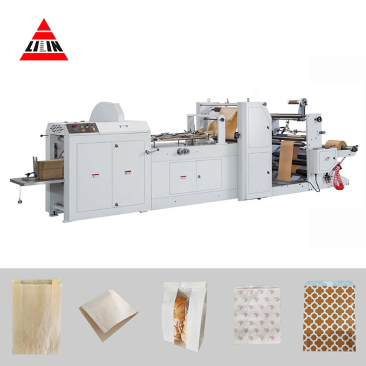 Computerized Bags Lilin Pizza Box Making Bread Paper Bag Machine