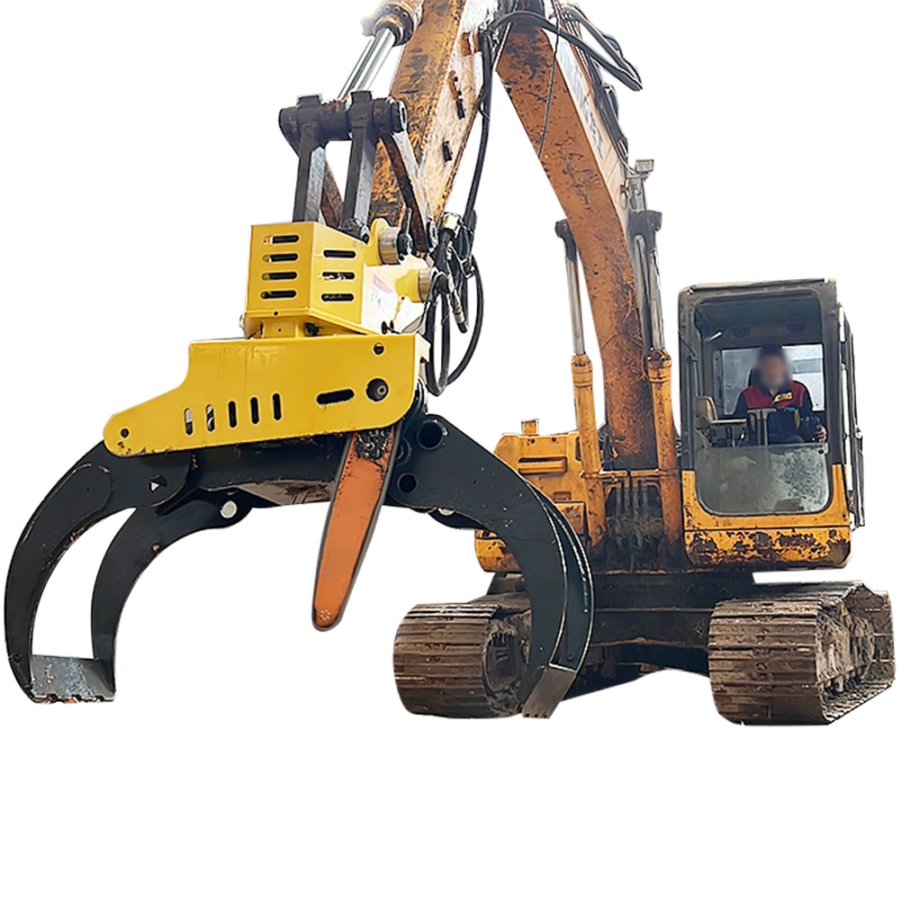 Multi-Function Grapple Cutting Clamp Saw for Excavator for 6-10ton