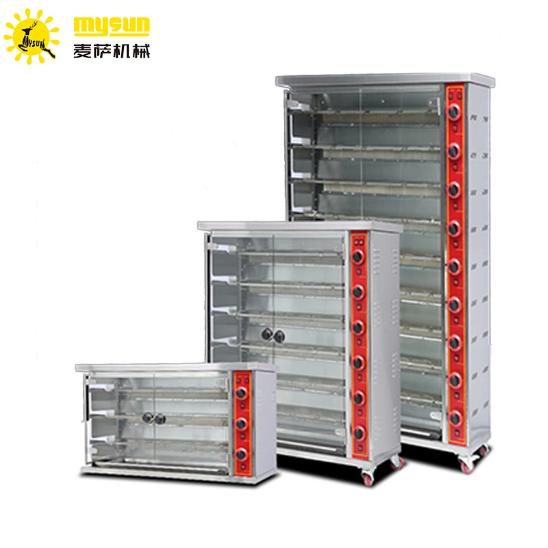 Commercial Large Capacity Gas 9 Layers Rotisserie Machine for Sale