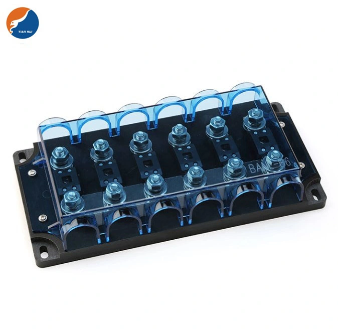 6p 6 Way Anl Car Fuse Block Holder Box with Insulating Cover