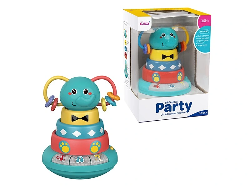 Baby Intelligent Toy Kids Musical Stack up Cup Toys