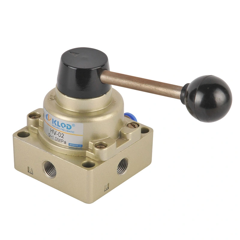 4/3 Way 4hv Series Pneumatic Manual Hand Switch Valve