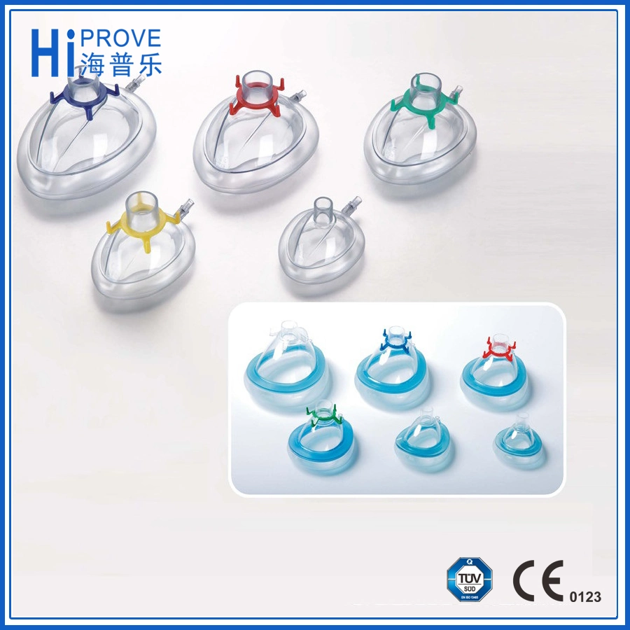 Disposable PVC Anesthesia Mask with Check Valve