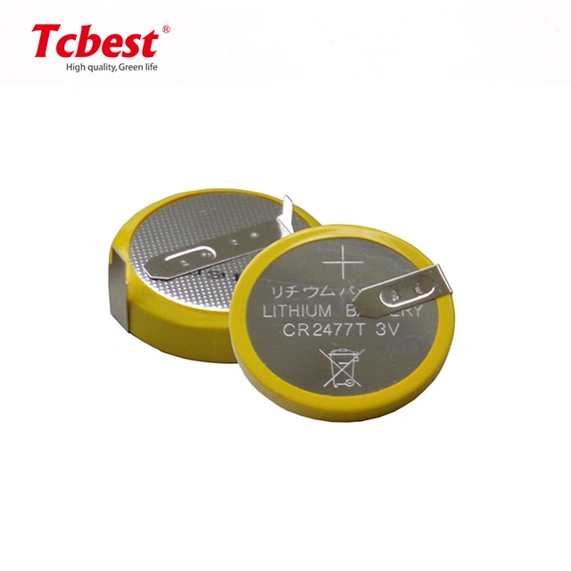 High Capacity Hot Sales 3V 900mAh 1000mAh Lithium Battery Cr2477 Coin Cell Button Battery for Watch/Lightings Cr2025 Cr2032