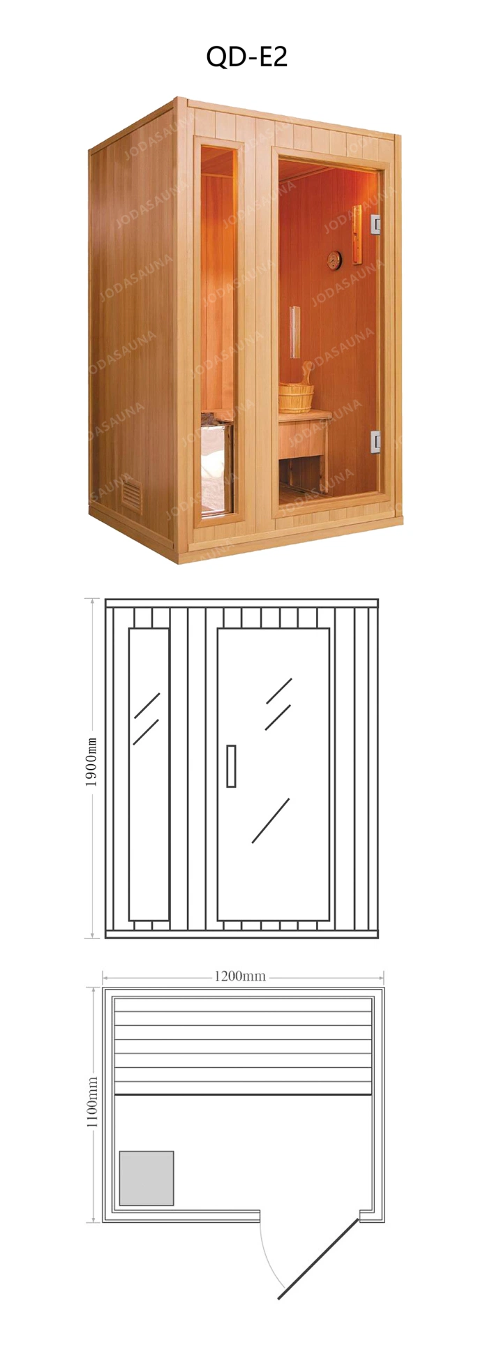 Steam Home Indoor Sauna Factory Price Best Quality Stone Cabin Sauna