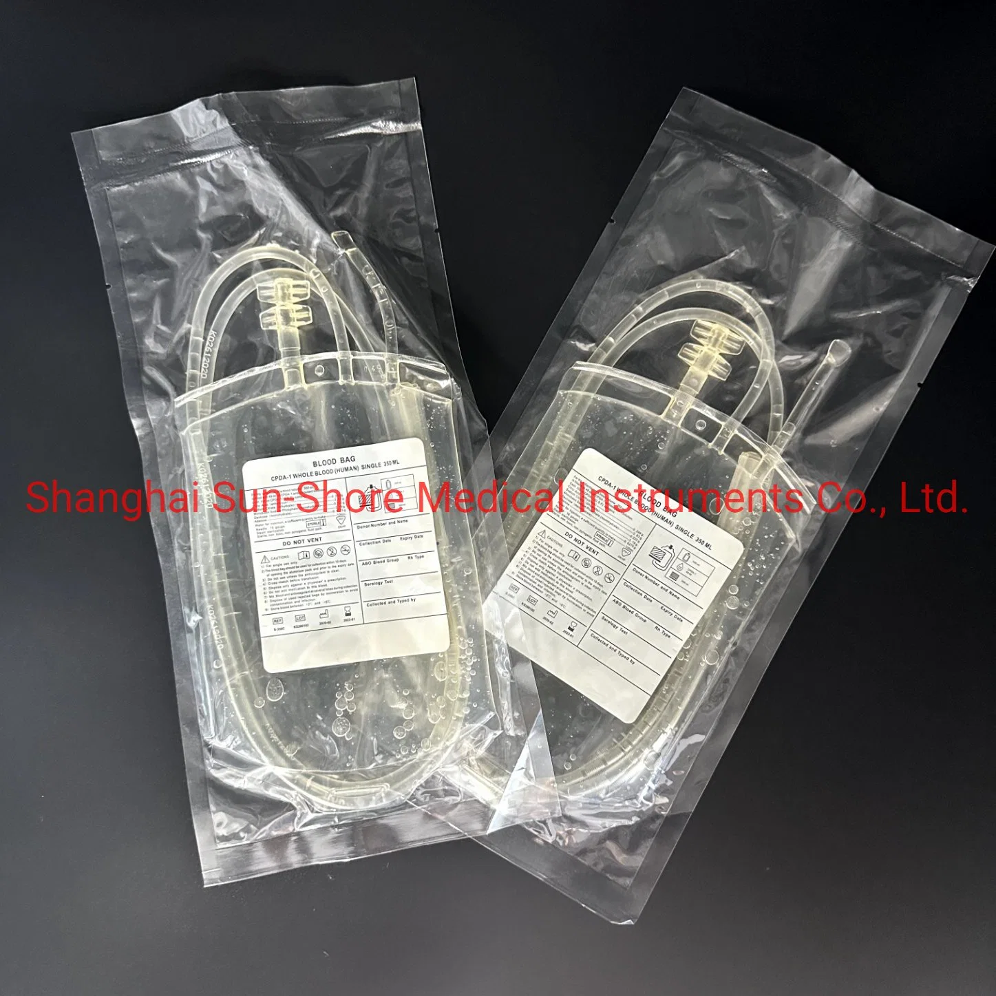 Disposable Single Double Medical Blood Transfusion Collect Bag Factory Price