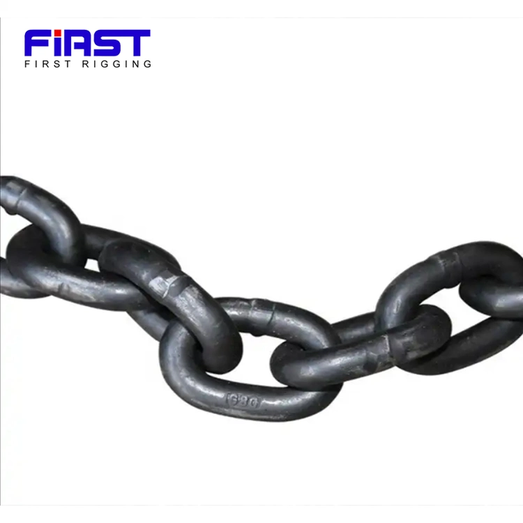 G80 Alloy Steel High Tensile Black Welded Lifting Chain