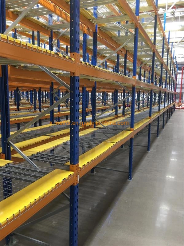 CE and ISO Certificate Blue and Orange Warehouse Metal Storage Heavy Duty Pallet Racking Shelving Equipment Systems