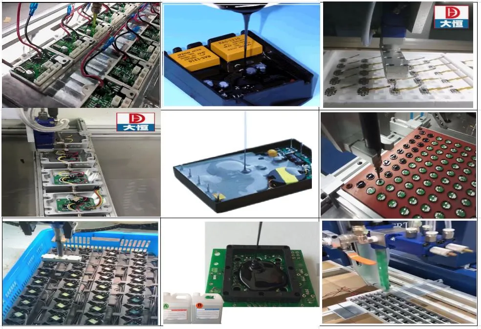 Sistemas de cola automática Máquina de plantação semi-automática