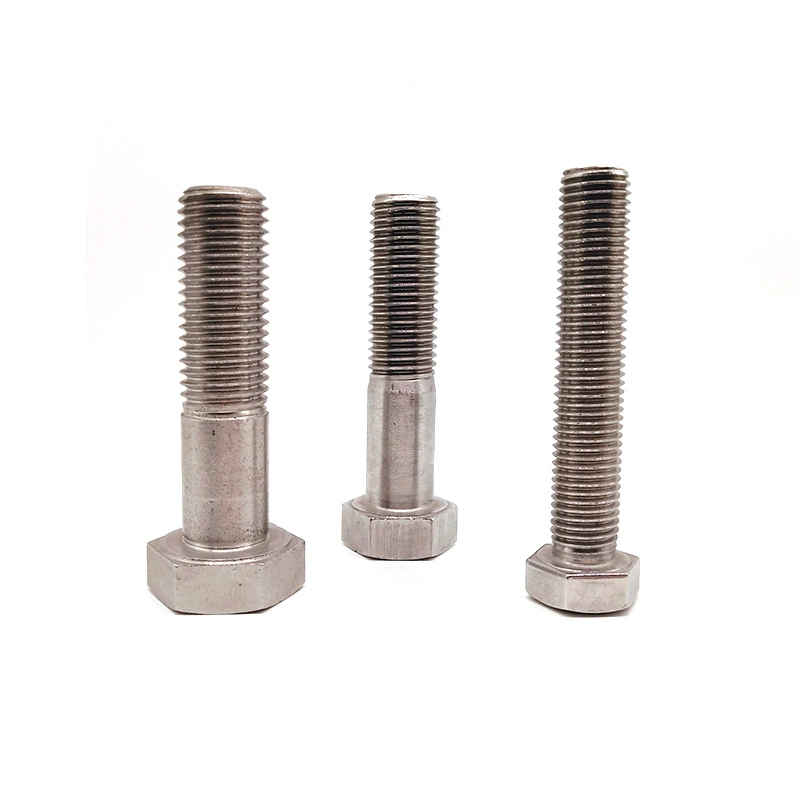 DIN DIN933931 sujetadores OEM SS201 SS304 SS316 Tornillo hexagonal de acero inoxidable