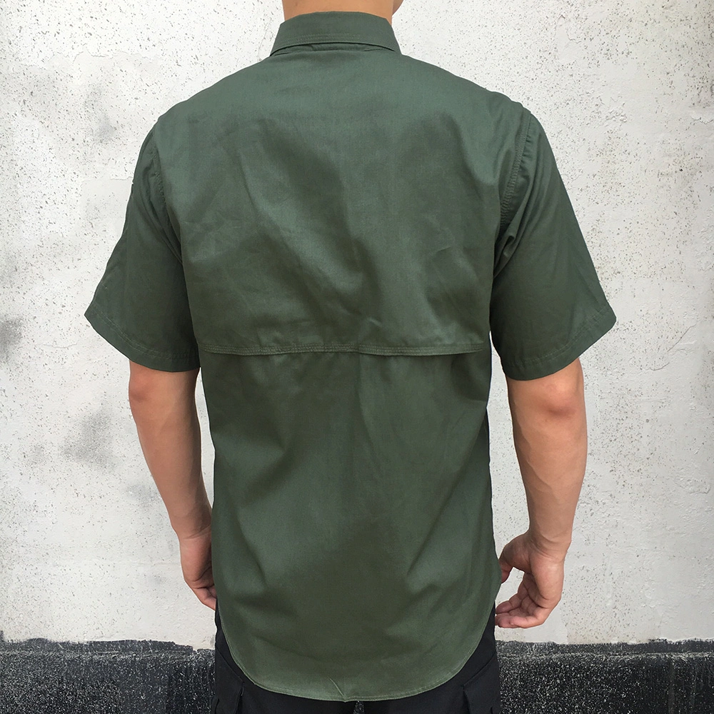 China Cheap Military Uniforms Combat Tactical Wholesale/Supplier OEM Army Uniform T Shirt Short Sleevecombat Military Shirt