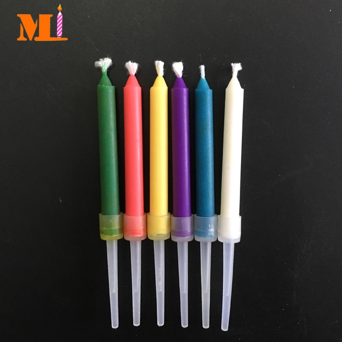 Color Flame Decorative Birthday Candle Set in Bulk for Display