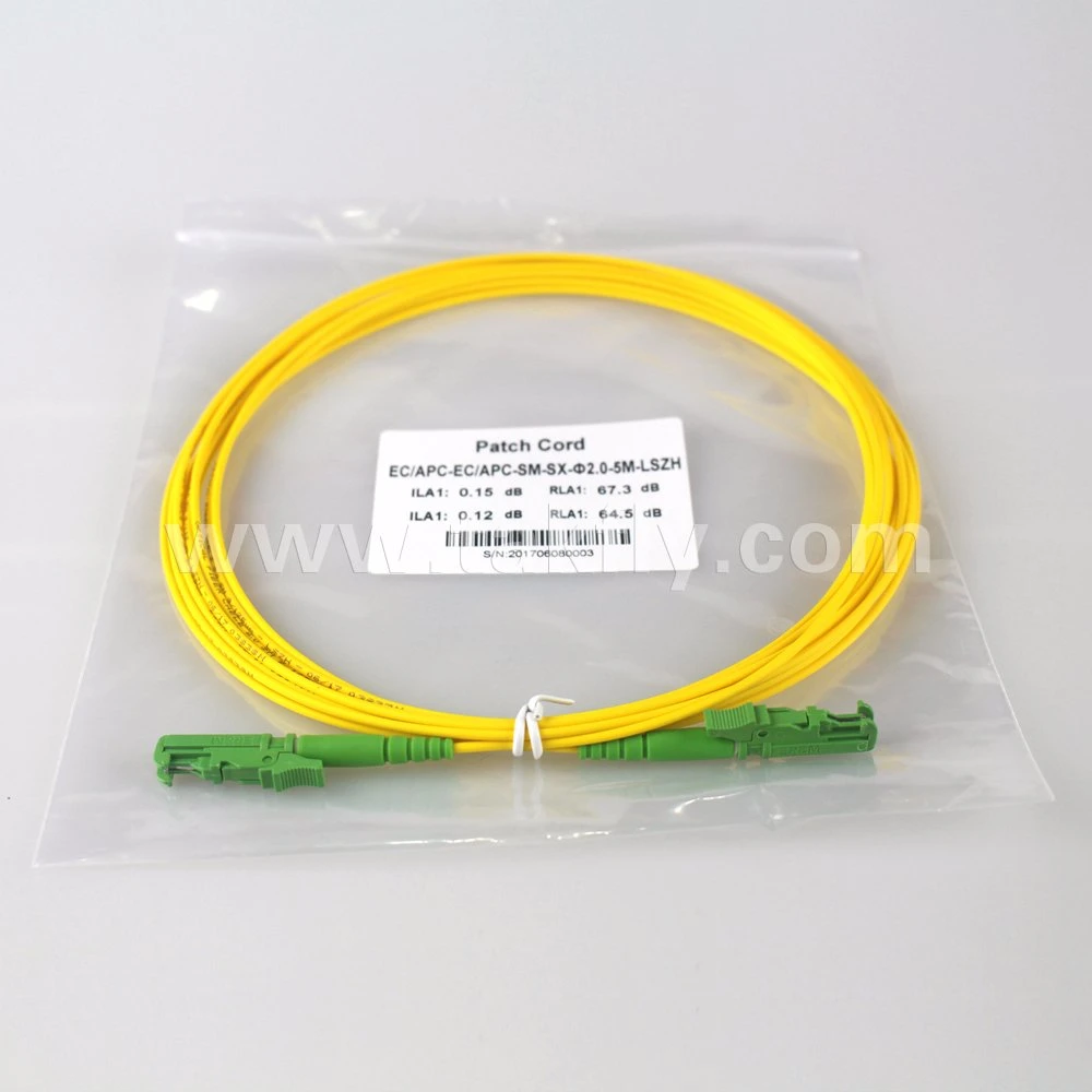 E2000-SC mm OM3 Duplex LSZH LWL Patchkabel