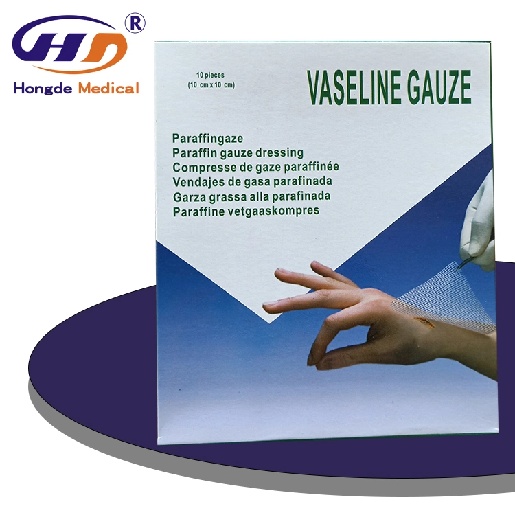 Sterile Unit Vaseline Paraffin Vaseline Gauze Compress Swab