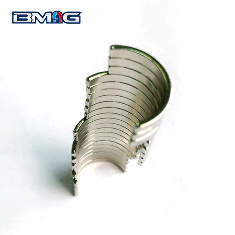 Arc Shape Magnet for Motor Customized Size High Temperature Neodymium NdFeB Magnet