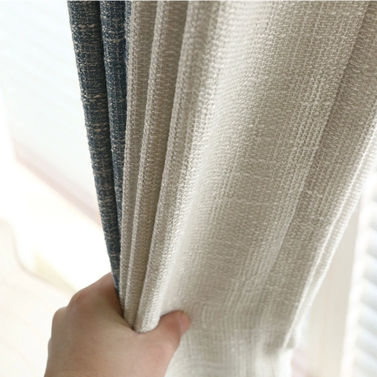 Spot Cotton Linen Cloth Polyester Coarse Linen Solid Color Cloth Sofa Cover Tablecloth Shading Curtain Cloth