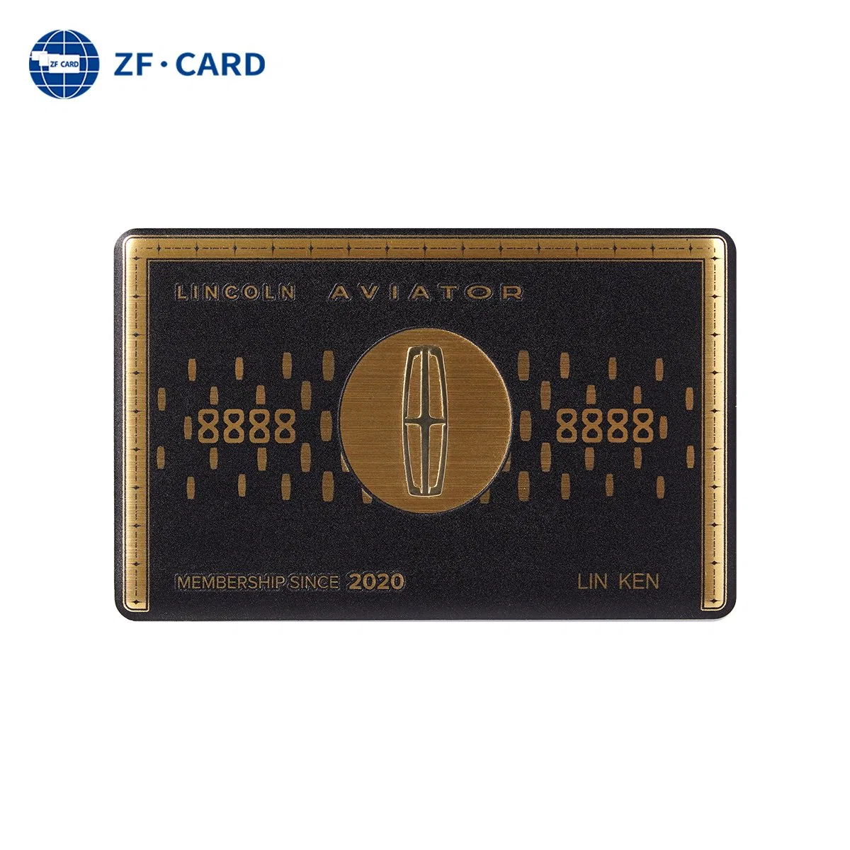 Plástico personalizado a memória do cartão comercial de RFID PVC digital inteligente Cartão de negócios com o logotipo NFC