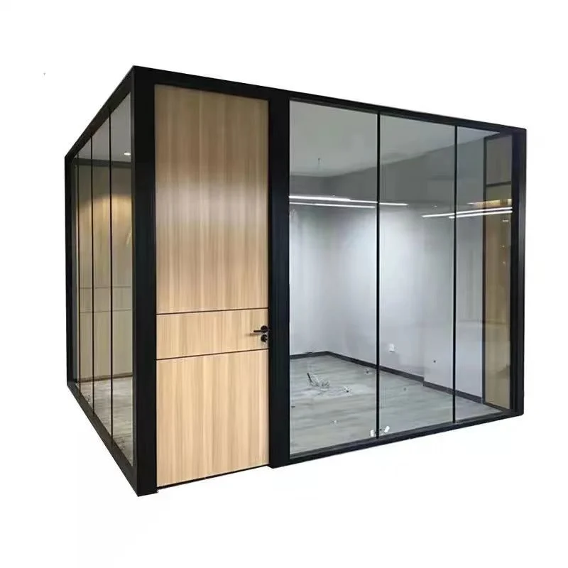 Luxus Aluminium Profil Rahmen Magic Glass Bildschirm Büro Vorhang Wand Baumaterial