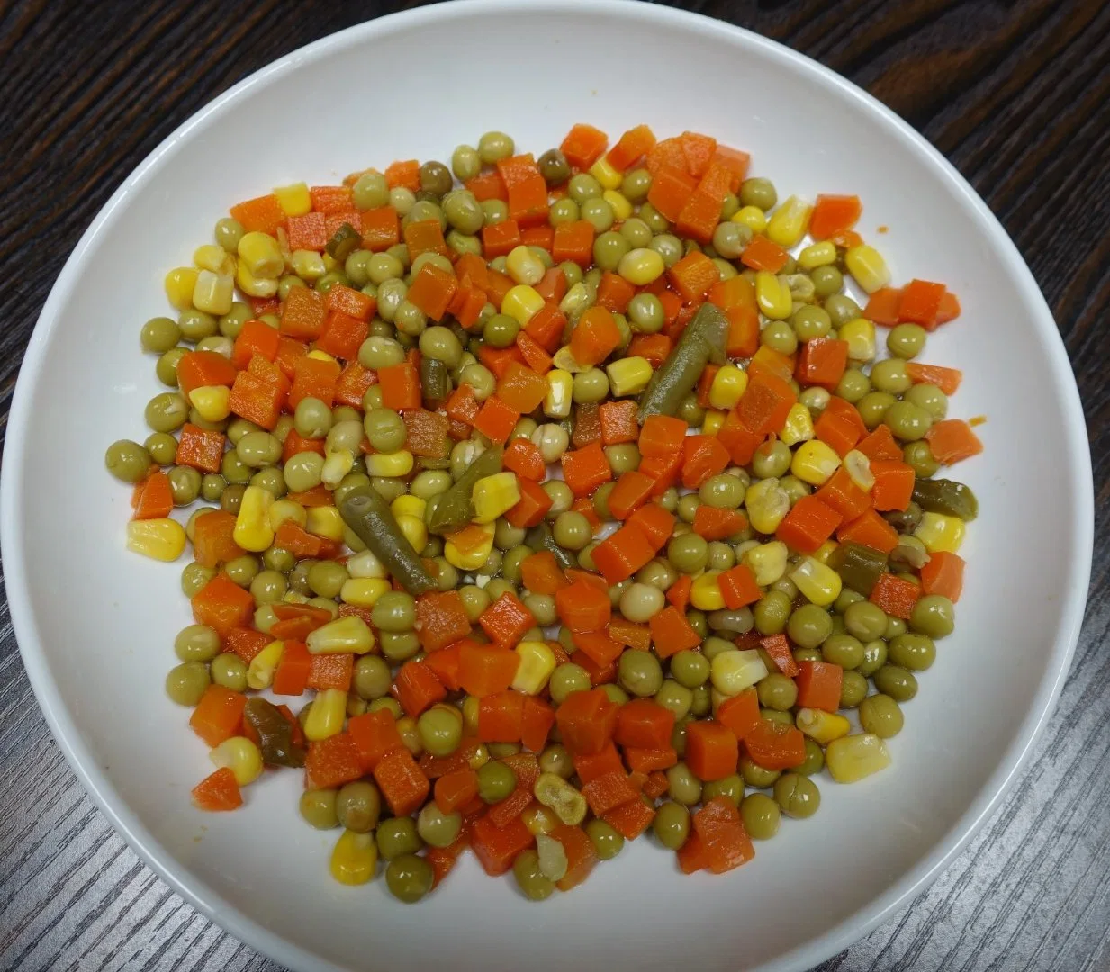 Canned Mixed Vegetables as Per Your Requirement