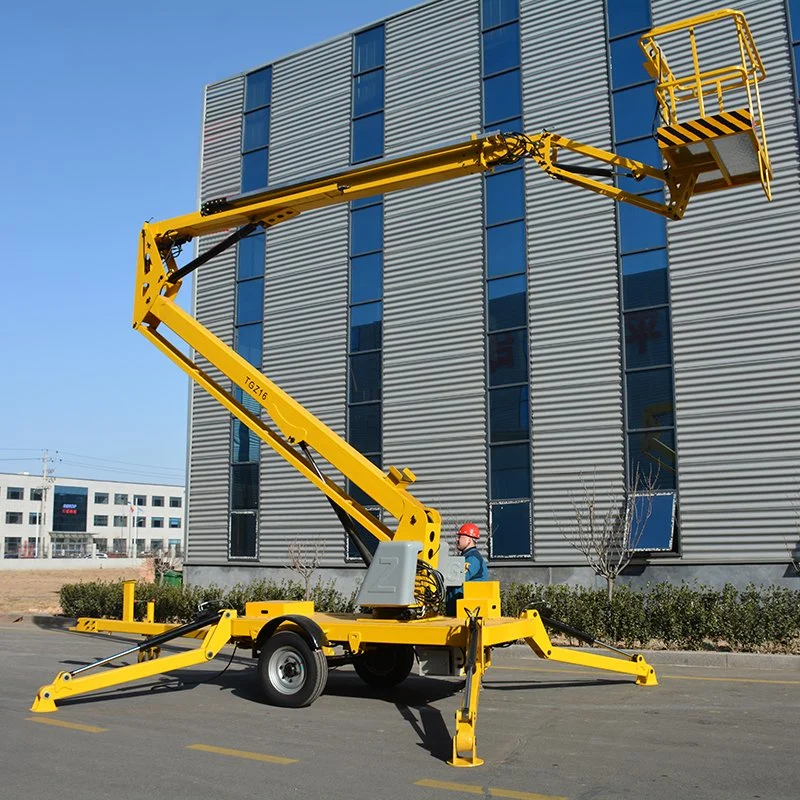 8m 10m 12m 16m 18m Eléctrica Hidráulica sobre orugas Autopropulsadas Cherry Picker Spider Cestas para la venta