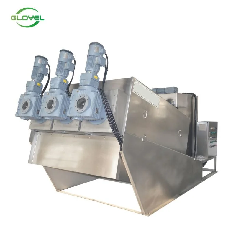 Industrial Production Slurry Clay Mineral Petroleum Processing Stacked Screw Dehydrator