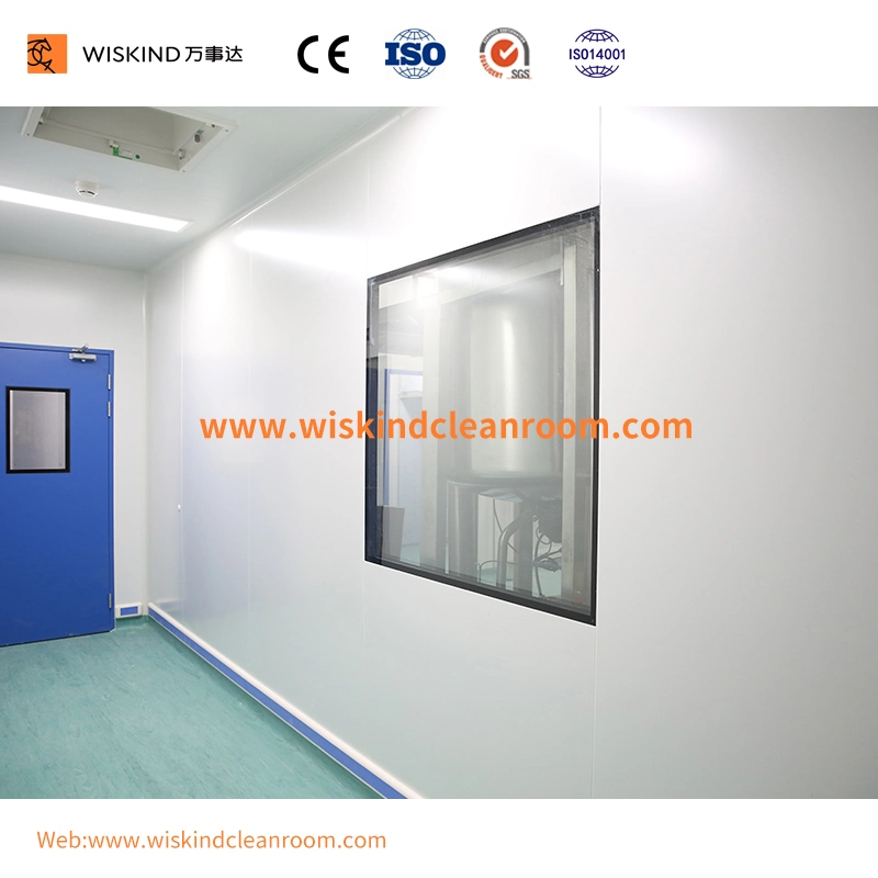 980mm Cleanroom View Glass Customized Length for Pharm Plant Corridor