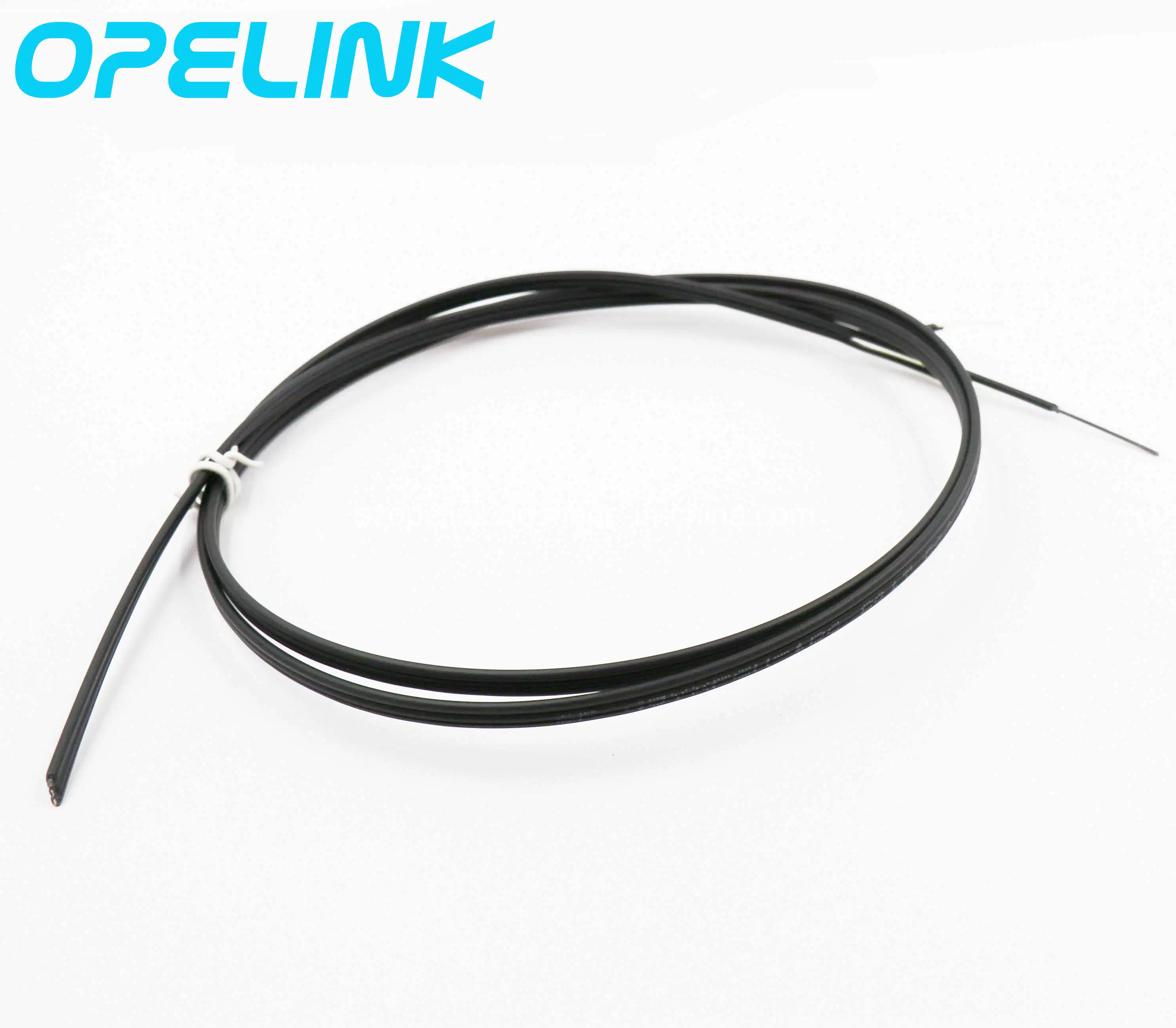 Self Support Drop Cable LSZH with Steel Wire Messenger and FRP Strength Member for Communication