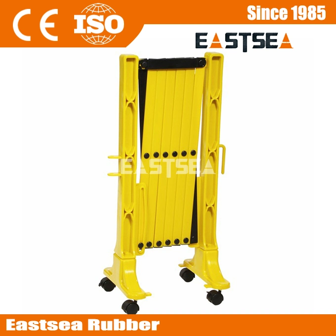 Yellow Plastic Expandable Road Safety Barrier