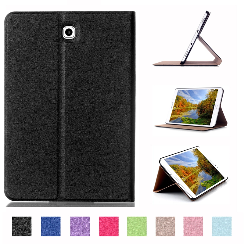 New Smart Book Cover Folding Stand Flip Leather for Samsung Galaxy Tab S2 8.0 T710 T715