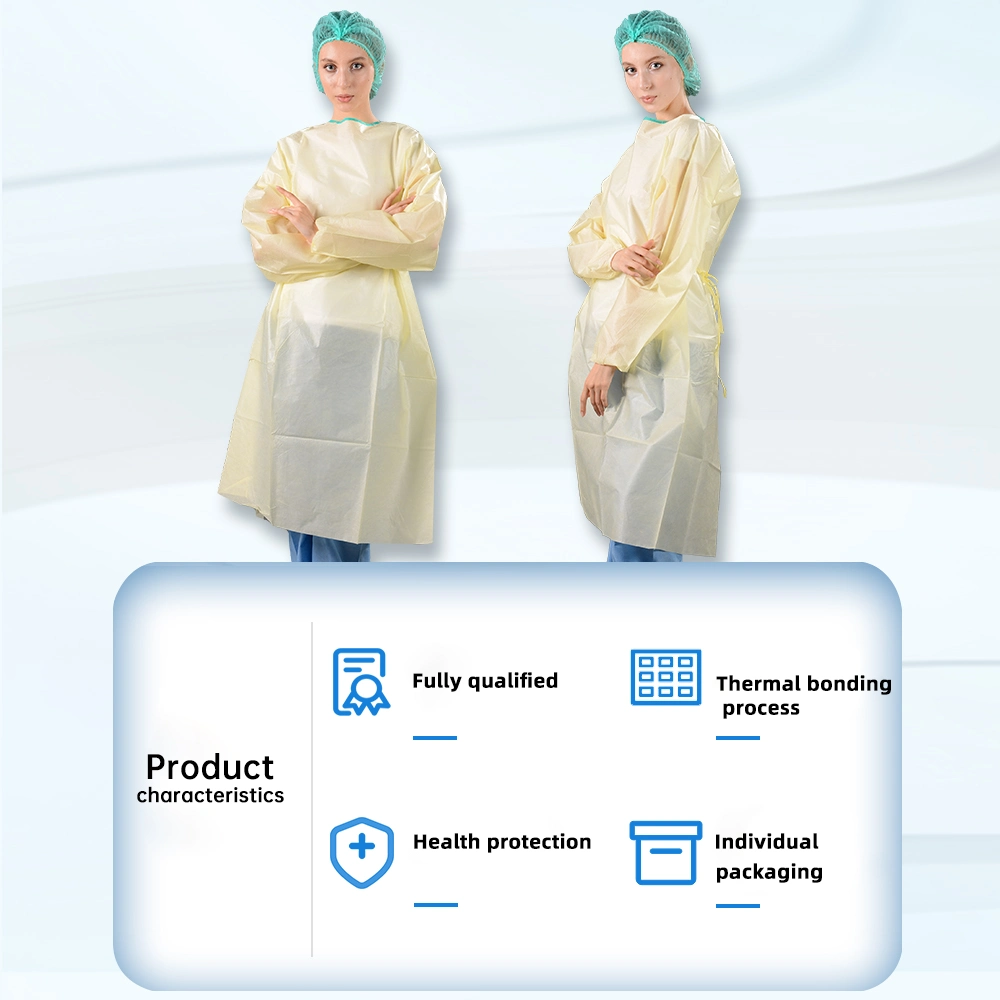 Hospital Disposable Workwear Protection Gown, Doctor/Nurse Isolation Gown