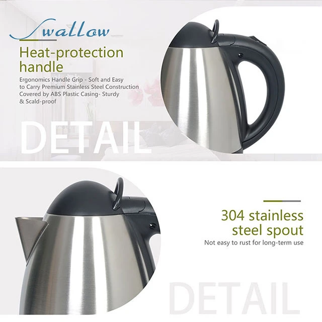 Welcome Dome Products Standards Kettle, Hotel Guest Room Kettle Tea Tray Set