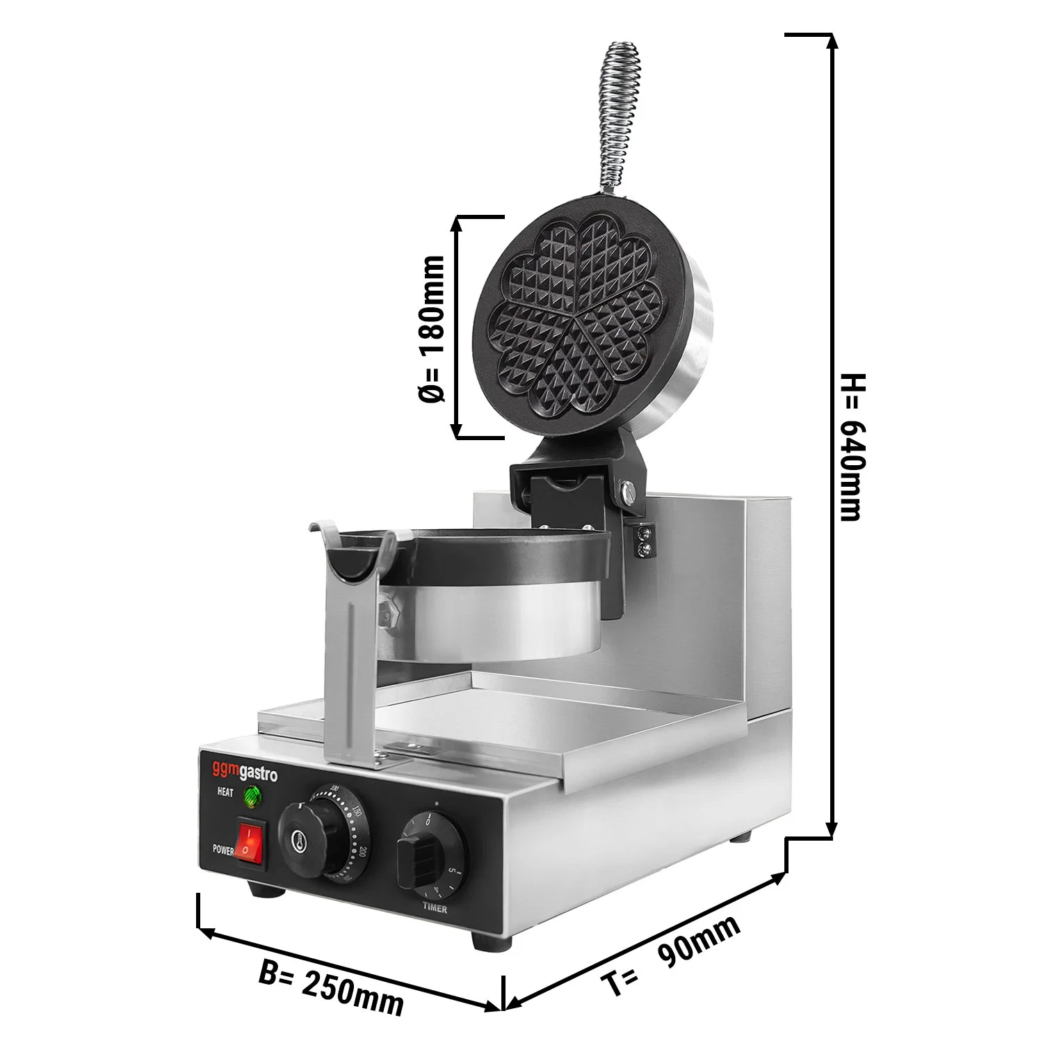 Commercial Rotary Waffle Baker with CE Approal Catering Equipment