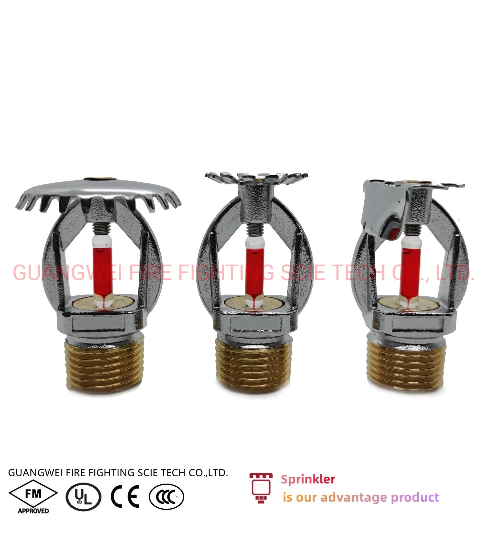 Chrome Plated Pendent/Upright/Sidewall Fire Sprinkler