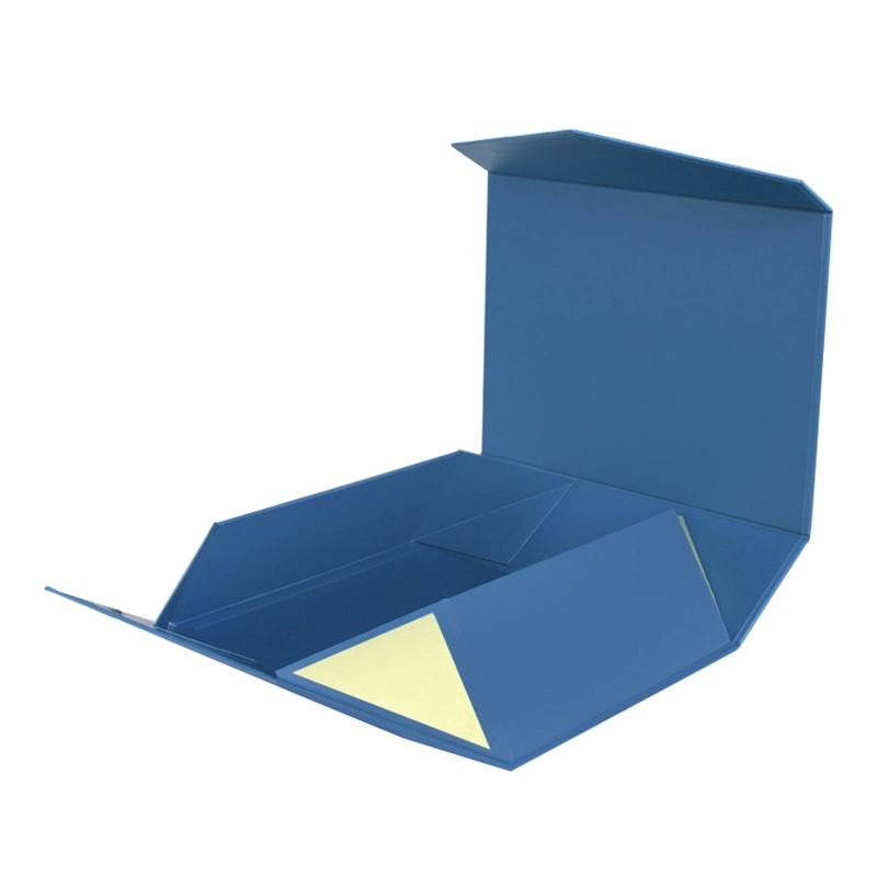 Boîte d'emballage en papier pliable magnétique pour cadeaux de Noël de luxe fabriquée en usine pour les clients professionnels.