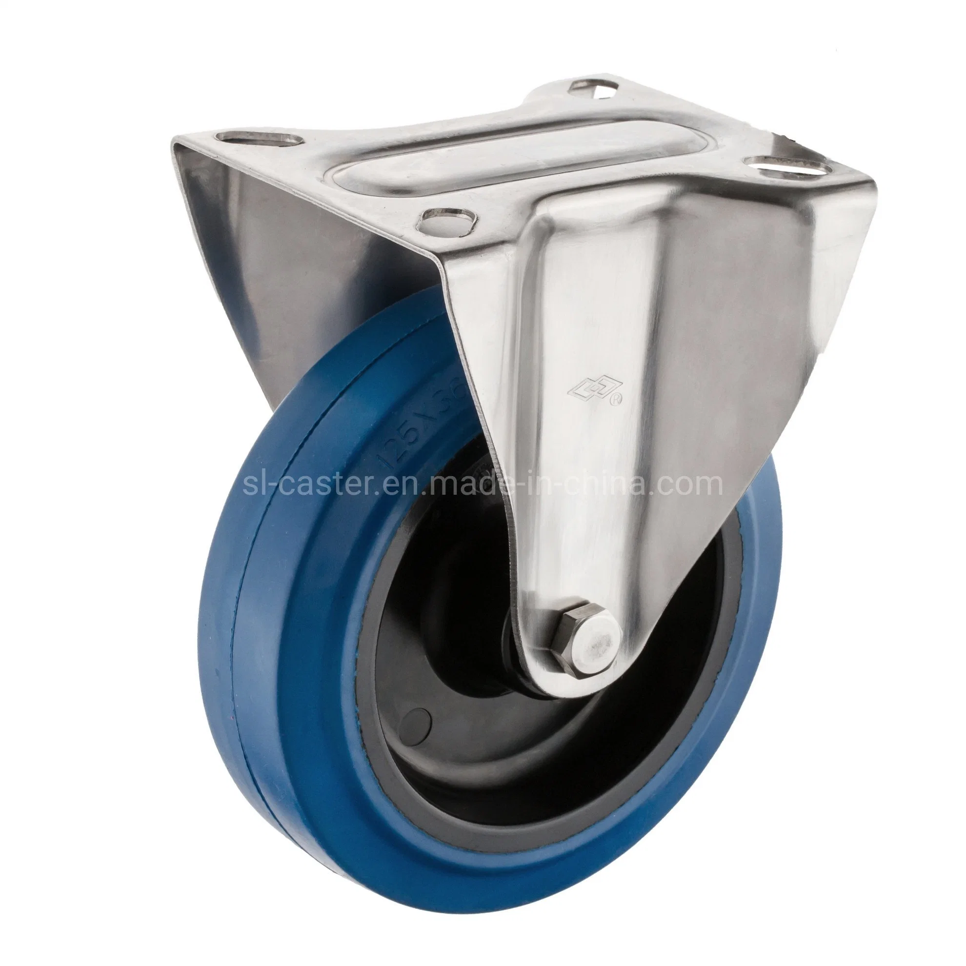 Stainless Rubber Rubber Wheel for Hand Trolley