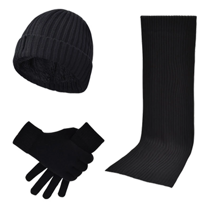 Cosum Autumn Winter Men Women Knitted Wholesale/Supplier Beanie Hats and Scarf Sets for Adults