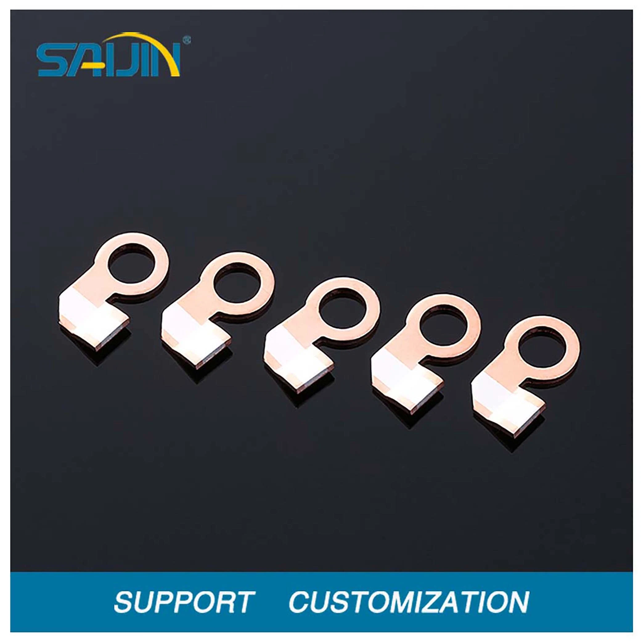 Electrical Copper Stamping Parts Switch Socket Stamping Parts Brass Copper Metal Silver Inlay Contact Accessories