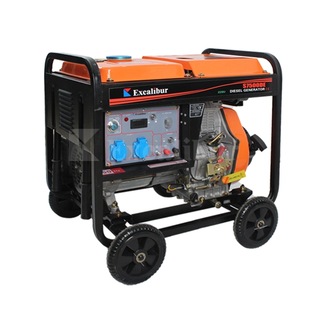 Small Portable 2kw 3kw Open Type Diesel Generator with Optional Parts