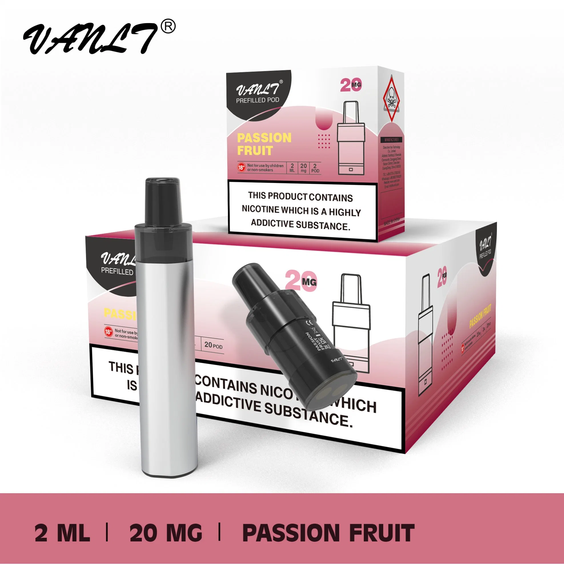 الجملة الإلكترونية Cigarette Elf Vanlt Bar 600 Puffs Vape قلم